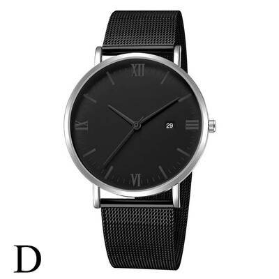 Gobestart Luxury Fashion Stainless Steel Mesh Belt Watch Mens Quartz Calendar Watches
Gobestart Luxury Fashion Stainless Steel Mesh Belt Watch Mens Quartz Calendar Watches