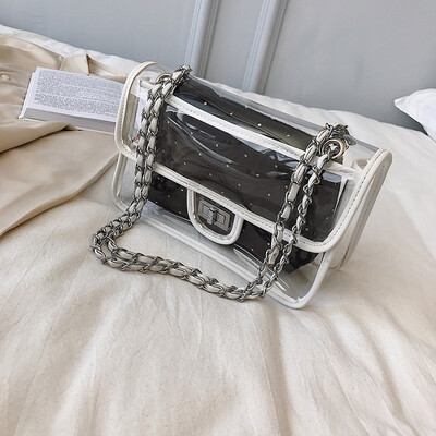 Qiao Bani 2019 new Korean fashion Dongdaemun transparent child small square bag shoulder diagonal trend female bag
Qiao Bani 2019 new Korean fashion Dongdaemun transparent child small square bag shoulder diagonal trend female bag
