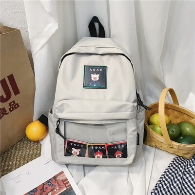 Junior high school schoolbag female Korean high school students backpack ins wind campus Joker cartoon Harajuku ulzzang
Junior high school schoolbag female Korean high school students backpack ins wind campus Joker cartoon Harajuku ulzzang