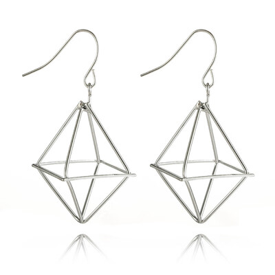 EK349 European & American Minimalist Punk Drop Earrings for Women Geometric Hollow 3D Triangle Polygon Earrings Party Jewelry
EK349 European & American Minimalist Punk Drop Earrings for Women Geometric Hollow 3D Triangle Polygon Earrings Party Jewelry
