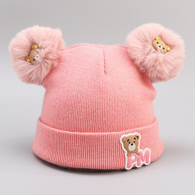 Infants&young childrens pullover hats in autumn&winter wool knitted cotton warm cartoon cute double ball cap
Infants&young childrens pullover hats in autumn&winter wool knitted cotton warm cartoon cute double ball cap