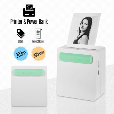 PeriPage A8 Portable Mini Pocket Wireless BT Thermal Printer Power Bank Function Clip Design Receipt Label Memo Sticker AR Photo P
PeriPage A8 Portable Mini Pocket Wireless BT Thermal Printer Power Bank Function Clip Design Receipt Label Memo Sticker AR Photo P