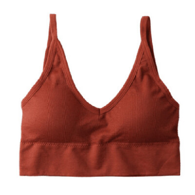 Japanese Triangle Cup Sexy Vest Bottoming Tube Top Solid Color No Steel Ring Elastic Bra
Japanese Triangle Cup Sexy Vest Bottoming Tube Top Solid Color No Steel Ring Elastic Bra