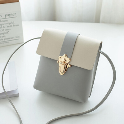 Tailored Fashion Women Leather Plug Lock Hit Color Shoulder Bags Messenger Bag Coin Bag
Tailored Fashion Women Leather Plug Lock Hit Color Shoulder Bags Messenger Bag Coin Bag