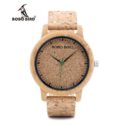 BOBOBIRD M12 Men Women Quartz Watch Bamboo Band Cork Leather Strap 3ATM Fashion Wristwatch Couples Watches for Wonderful Gorgeou
BOBOBIRD M12 Men Women Quartz Watch Bamboo Band Cork Leather Strap 3ATM Fashion Wristwatch Couples Watches for Wonderful Gorgeou