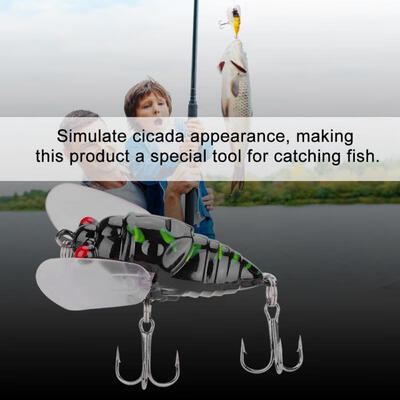 Greensen 8 Colors Colorful Soft Cicada Shape 5cm6g Simulating Fish Lures Baits Fishing Bait with Hooks
Greensen 8 Colors Colorful Soft Cicada Shape 5cm6g Simulating Fish Lures Baits Fishing Bait with Hooks