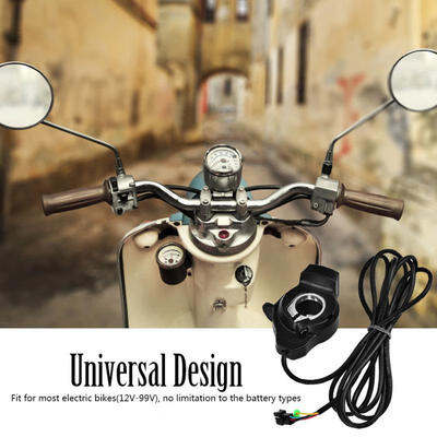 Greensen 12V - 99V Ebike Scooter Thumb Throttle with LCD Battery Voltage Display Accessory
Greensen 12V - 99V Ebike Scooter Thumb Throttle with LCD Battery Voltage Display Accessory