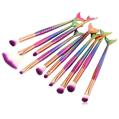 〖Follure〗New Arrival 10Pc Mermaid Foundation Eyeshadow Contour Eye Lip Makeup Brushes Set
〖Follure〗New Arrival 10Pc Mermaid Foundation Eyeshadow Contour Eye Lip Makeup Brushes Set