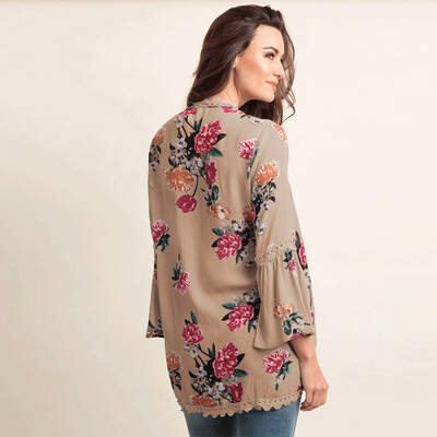 New Women Casual Kimono Cardigan Floral Print Open Front Boho Loose Outerwear Beach Bikini Cover Up
New Women Casual Kimono Cardigan Floral Print Open Front Boho Loose Outerwear Beach Bikini Cover Up