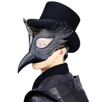 2019 New Plague Doctor Mask Beak Doctor Mask Long Nose Cosplay Fancy Mask Leather Halloween Party beak Mask Movie Theme Props
2019 New Plague Doctor Mask Beak Doctor Mask Long Nose Cosplay Fancy Mask Leather Halloween Party beak Mask Movie Theme Props