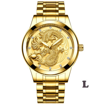 Gobestart LongFeng Couple Table Luminous Gold Color Quartz Ultra-thin Steel Belt Watch
Gobestart LongFeng Couple Table Luminous Gold Color Quartz Ultra-thin Steel Belt Watch