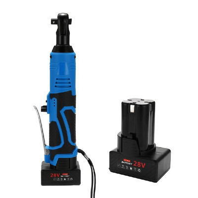 28V Multifunctional Cordless Rechargeable Electric Wrench 38 Inch Right Angle Electric Ratchet Wrenches with LED Light
28V Multifunctional Cordless Rechargeable Electric Wrench 38 Inch Right Angle Electric Ratchet Wrenches with LED Light