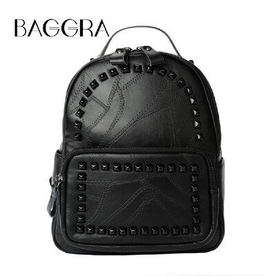 New Korea Women PU Leather Backpack Rivet Teenage Girls Preppy Rucksack Casual School Bag Black
New Korea Women PU Leather Backpack Rivet Teenage Girls Preppy Rucksack Casual School Bag Black