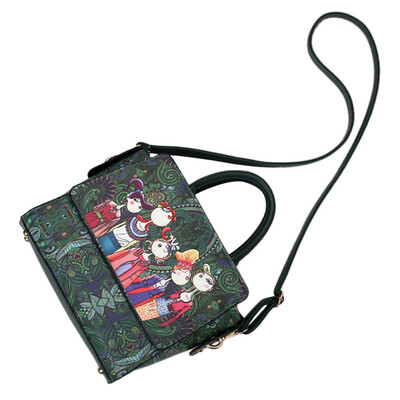 Tailored Women Forest Girls Pattern Printing Single Shoulder Bag Handle Zipper Handbag
Tailored Women Forest Girls Pattern Printing Single Shoulder Bag Handle Zipper Handbag