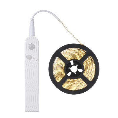 DC5-6V 23W 3 Meters 180 LED Strip Light Cabinet Lamp AAA Battery Powered Operated USB Charging Port Design PIR Motion Sensor Huma
DC5-6V 23W 3 Meters 180 LED Strip Light Cabinet Lamp AAA Battery Powered Operated USB Charging Port Design PIR Motion Sensor Huma