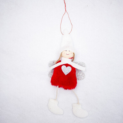 FUNNYBUNNY 1PC Christmas Decorations Pendant Christmas Cute Angel Plush Doll Christmas Tree Creative Decoration Charm
FUNNYBUNNY 1PC Christmas Decorations Pendant Christmas Cute Angel Plush Doll Christmas Tree Creative Decoration Charm