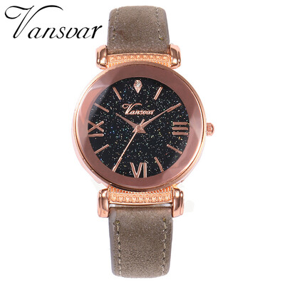 Vansvar Hot Fashion Women Romantic Starry Sky Wrist Watch Leather Rhinestone Designer Ladies Clock Relogio Feminino 533
Vansvar Hot Fashion Women Romantic Starry Sky Wrist Watch Leather Rhinestone Designer Ladies Clock Relogio Feminino 533