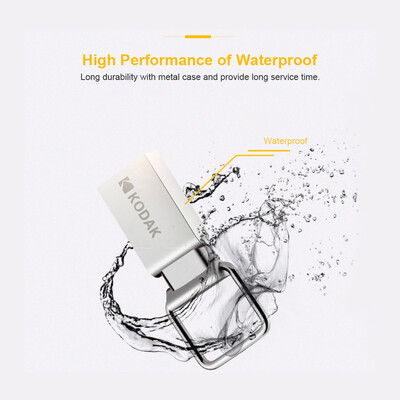 Kodak K112 64G U Disk Metal Portable USB Flash Drive Waterproof Mini Memory Stick Car Pen Drives Flashdisk USB20 Silver
Kodak K112 64G U Disk Metal Portable USB Flash Drive Waterproof Mini Memory Stick Car Pen Drives Flashdisk USB20 Silver
