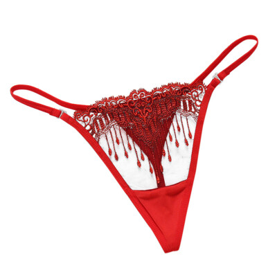 Toponeto Embroidered Sexy Womens Underwear Hot Transparent Low-Waisted Hollow Thong
Toponeto Embroidered Sexy Womens Underwear Hot Transparent Low-Waisted Hollow Thong
