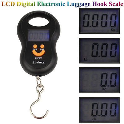 Electronic ScalePortable 50kg10g LCD Digital Hanging Weight Electronic Luggage Hook Scale
Electronic ScalePortable 50kg10g LCD Digital Hanging Weight Electronic Luggage Hook Scale