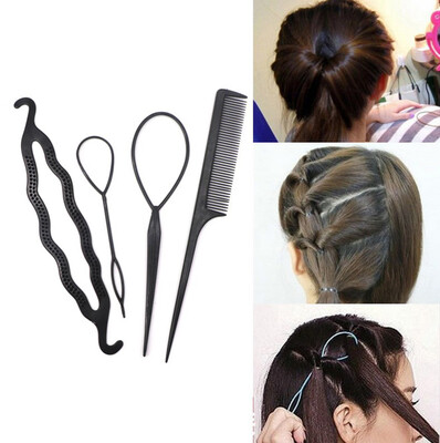 〖Follure〗New 4Pcsset Hair Twist Styling Clip Stick Bun Maker Braid Tool Hair Accessories
〖Follure〗New 4Pcsset Hair Twist Styling Clip Stick Bun Maker Braid Tool Hair Accessories