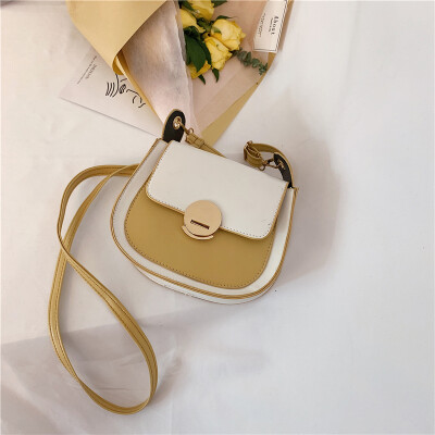 Chic fashion casual shoulder bag female 2019 new retro art color contrast color saddle bag simple wild Messenger bag
Chic fashion casual shoulder bag female 2019 new retro art color contrast color saddle bag simple wild Messenger bag