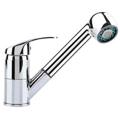 Greensen 38One-Handle Pullout Kitchen Faucet Handheld Spray Mixer Faucet Bar Tap Polished Chrome 
Greensen 38One-Handle Pullout Kitchen Faucet Handheld Spray Mixer Faucet Bar Tap Polished Chrome