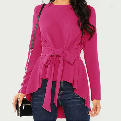 Tailored Fashion Women Casual Long Sleeve Solid Stitching O Neck Loose Frenulum Blouse
Tailored Fashion Women Casual Long Sleeve Solid Stitching O Neck Loose Frenulum Blouse