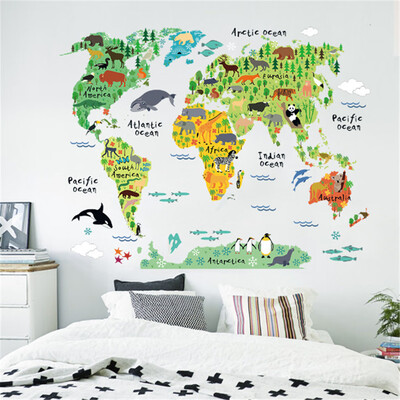 〖Follure〗Animal World Map Decor Removable Wall Sticker Bedroom Backdrop Art Decal DIY
〖Follure〗Animal World Map Decor Removable Wall Sticker Bedroom Backdrop Art Decal DIY
