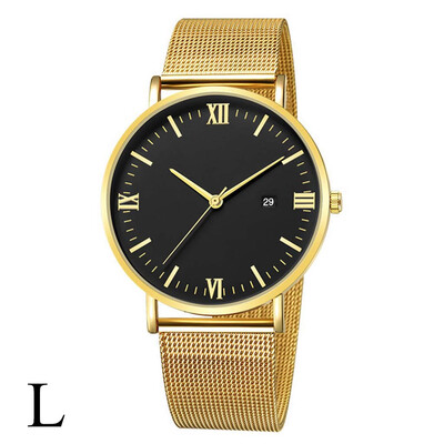 Gobestart Luxury Fashion Stainless Steel Mesh Belt Watch Mens Quartz Calendar Watches
Gobestart Luxury Fashion Stainless Steel Mesh Belt Watch Mens Quartz Calendar Watches