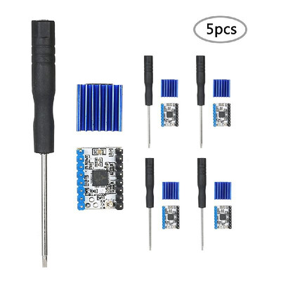 3D Printer Stepper Motor Driver TMC2208 V12 Stepstick Mute Driver Module with Heat Sink Screwdriver Ultra-Silent Stepper Motor Dr
3D Printer Stepper Motor Driver TMC2208 V12 Stepstick Mute Driver Module with Heat Sink Screwdriver Ultra-Silent Stepper Motor Dr