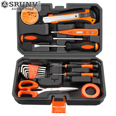 Xinrui SRUNV household manual tool set hardware electrical maintenance multi-function toolbox household suit scissors A5-10018
Xinrui SRUNV household manual tool set hardware electrical maintenance multi-function toolbox household suit scissors A5-10018