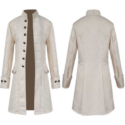 Gobestart Men Winter Warm Vintage Tailcoat Jacket Overcoat Outwear Buttons Coat
Gobestart Men Winter Warm Vintage Tailcoat Jacket Overcoat Outwear Buttons Coat