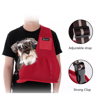 Dog Sling Carrier Mesh Fabric Pet Carrier Adjustable Strap Shoulder Bag Hand Free Sling Pocket for Medium Dog Cat Puppy
Dog Sling Carrier Mesh Fabric Pet Carrier Adjustable Strap Shoulder Bag Hand Free Sling Pocket for Medium Dog Cat Puppy