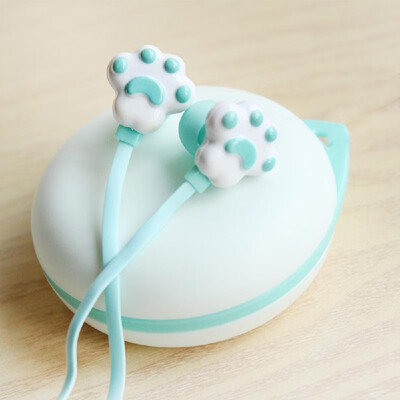 Creative kitten claw in-ear headphones cute girls headphones with beautiful storage box student cartoon headphones black
Creative kitten claw in-ear headphones cute girls headphones with beautiful storage box student cartoon headphones black
