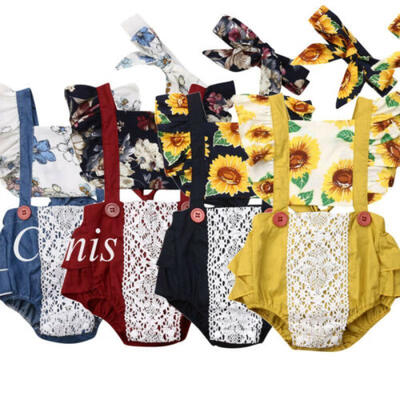 Newborn Kid Baby Girls SunFlower Ruffle Lace Romper Bodysuit 2Pcs Sunsuit Outfit
Newborn Kid Baby Girls SunFlower Ruffle Lace Romper Bodysuit 2Pcs Sunsuit Outfit