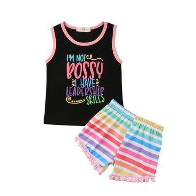 3PCS Set Toddler Kids Girl Vest Tops Striped Tassel Shorts Headband Outfits Summer Clothes
3PCS Set Toddler Kids Girl Vest Tops Striped Tassel Shorts Headband Outfits Summer Clothes
