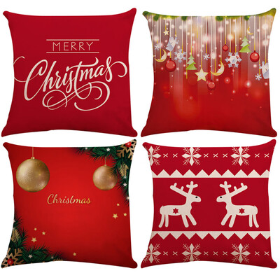 Tailored 4PC Cotton Linen Christmas Zipper Closure Pillow Case Throw Cushion Cover Home
Tailored 4PC Cotton Linen Christmas Zipper Closure Pillow Case Throw Cushion Cover Home
