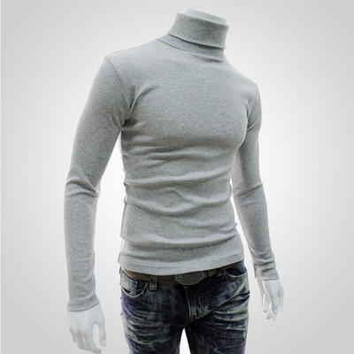 Hedging Solid Style Men Boutique Long Sleeve T Shirt Fashion Casual Slim High Collar Bottoming Shirts
Hedging Solid Style Men Boutique Long Sleeve T Shirt Fashion Casual Slim High Collar Bottoming Shirts