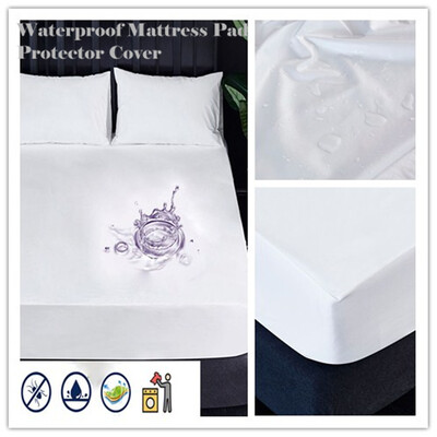 Gobestart Waterproof Mattress Bedspread Hotel Solid Color Sanding Waterproof Bed Cover
Gobestart Waterproof Mattress Bedspread Hotel Solid Color Sanding Waterproof Bed Cover