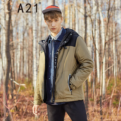 A21 2018 autumn&winter new mens stitching contrast color windproof warm hooded long-sleeved open chest quilted cotton jacket 4841119013 Army Green 18596AXXL
A21 2018 autumn&winter new mens stitching contrast color windproof warm hooded long-sleeved open chest quilted cotton jacket 4841119013 Army Green 18596AXXL