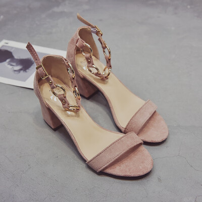Summer Student Korean Version Baitie Girls Sandals Night Wind Coarse-heeled Xiaoqing New High-heeled Shoes
Summer Student Korean Version Baitie Girls Sandals Night Wind Coarse-heeled Xiaoqing New High-heeled Shoes