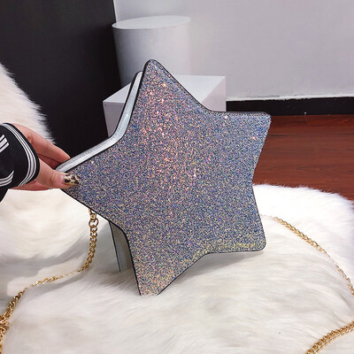 Ins personality red sequined star bag female 2019 new Korean version of textured chain bag shoulder Messenger bag tide
Ins personality red sequined star bag female 2019 new Korean version of textured chain bag shoulder Messenger bag tide
