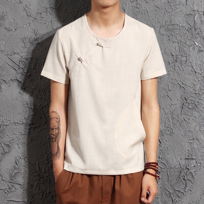Toponeto Mens Summer Casual Vintage Pure Color Cotton Linen Short Sleeve T-Shirts Tops
Toponeto Mens Summer Casual Vintage Pure Color Cotton Linen Short Sleeve T-Shirts Tops