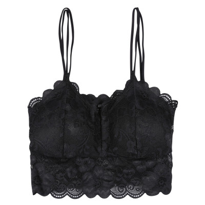 Sexy Women Double Sling Lace Crochet Bralette Bralet Bra Bustier Crop Top Floral Cami Padded Tube Top Safety For party
Sexy Women Double Sling Lace Crochet Bralette Bralet Bra Bustier Crop Top Floral Cami Padded Tube Top Safety For party