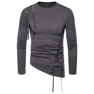 Toponeto Fashion Men Drawstring Casual Solid Long Sleeve O- Neck Tops Blouse T-Shirts
Toponeto Fashion Men Drawstring Casual Solid Long Sleeve O- Neck Tops Blouse T-Shirts