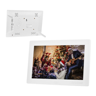Andoer 10inch Digital Photo Frame Full View IPS Screen 1080P Advertising Machine 1200 800 Resolution Support Random Play with Re
Andoer 10inch Digital Photo Frame Full View IPS Screen 1080P Advertising Machine 1200 800 Resolution Support Random Play with Re