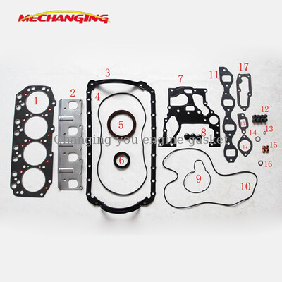 Engine Parts 4JA1 4JB1 METAL Overhaul Package Full Set for ISUZU TROOPER TFRTFS Pickup Engine 5-87812-706-4