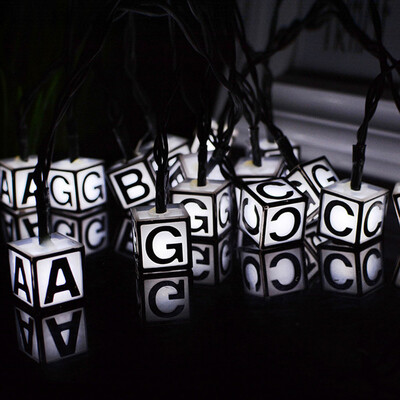 Gobestart LED Light Letter Solar Garden Lights 5m 20 LED Letters Fairy String Lights
Gobestart LED Light Letter Solar Garden Lights 5m 20 LED Letters Fairy String Lights