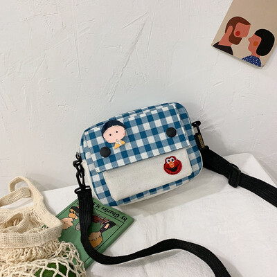 2019 new style plaid canvas bag wild fairy niche net red crossbody bag cartoon cute shoulder bag
2019 new style plaid canvas bag wild fairy niche net red crossbody bag cartoon cute shoulder bag